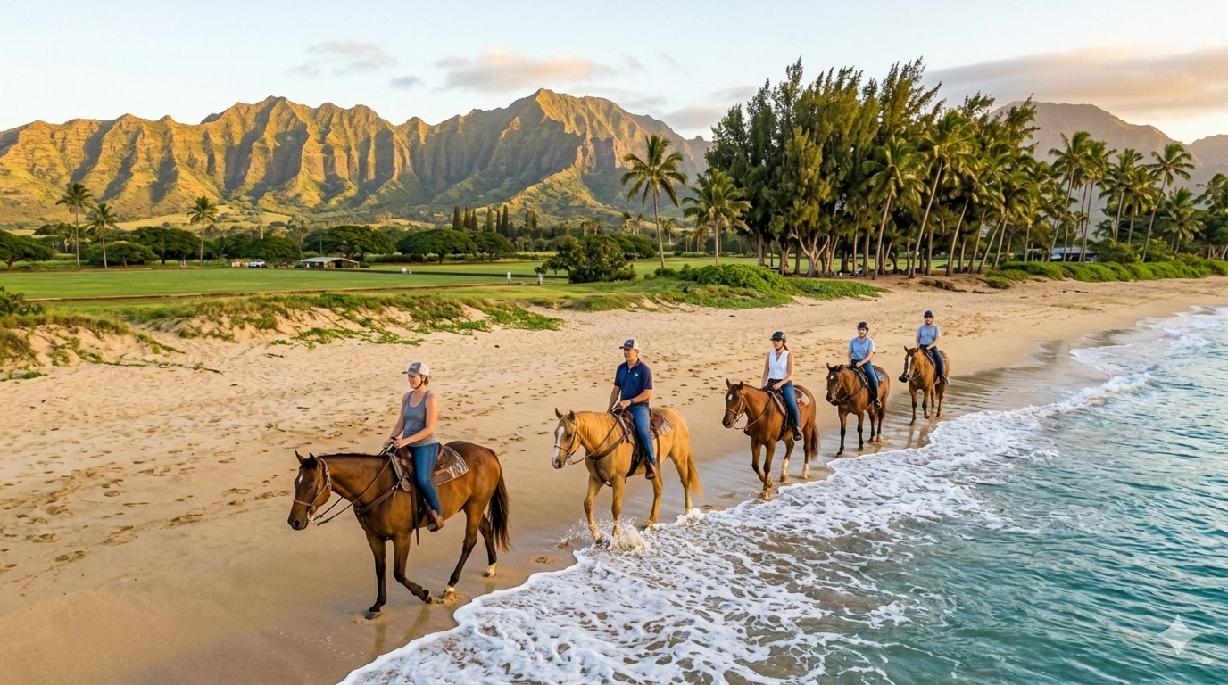 Oahu Horseback Rides on Oahu North Shore