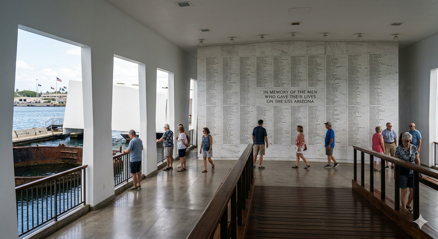 Memorial Nacional de Pearl Harbor on Oahu North Shore