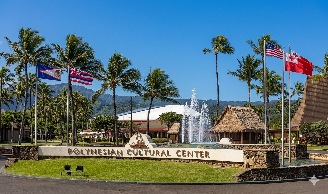 Polynesian Cultural Center on Oahu North Shore
