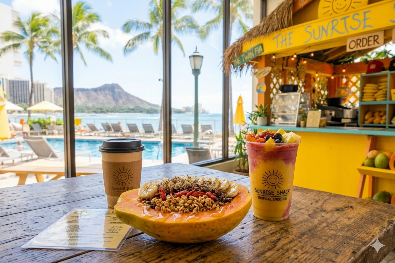The Sunrise Shack on Oahu North Shore